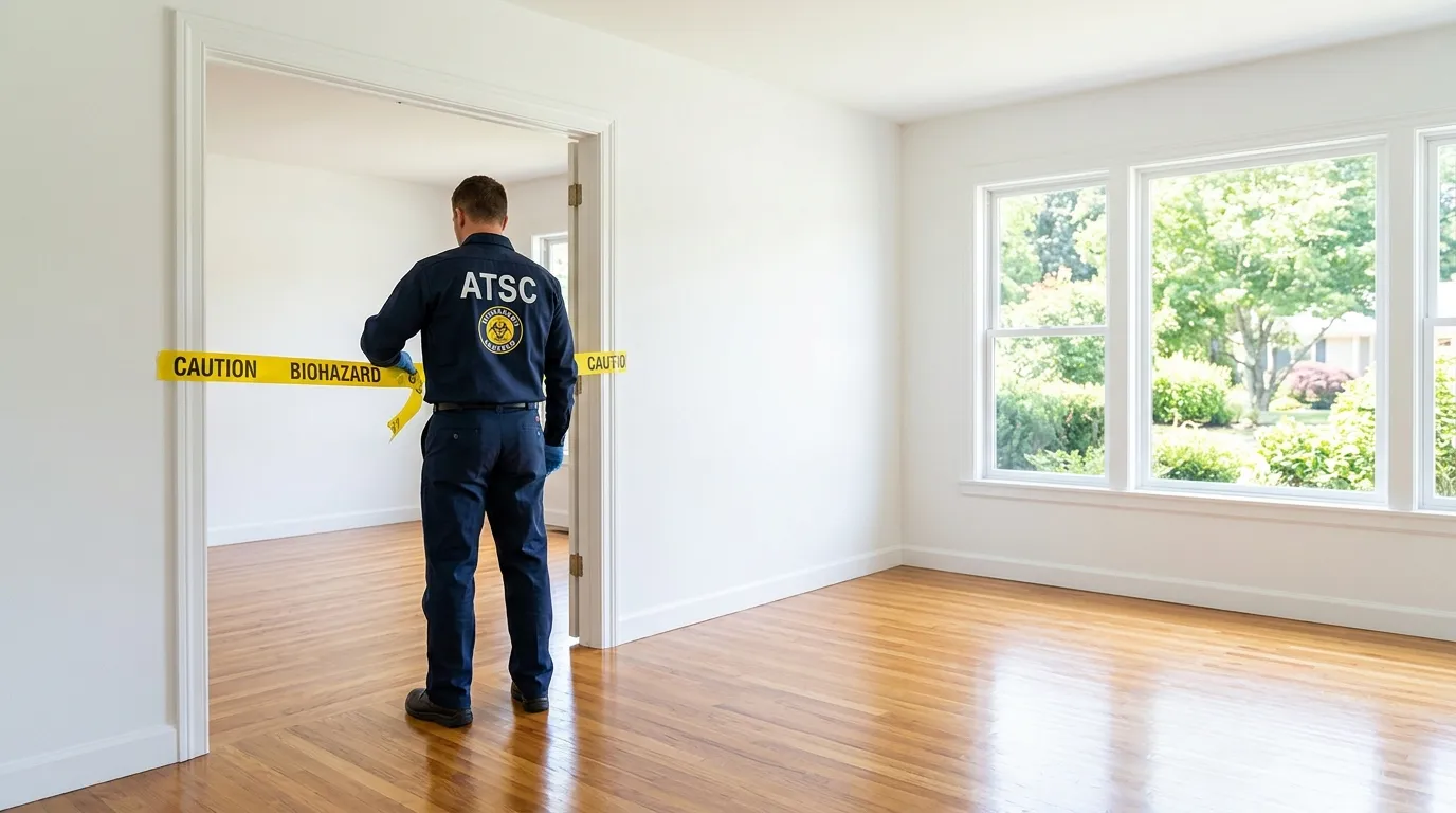 Certified biohazard cleanup crew performing Trauma Scene Cleanup in Philadelphia